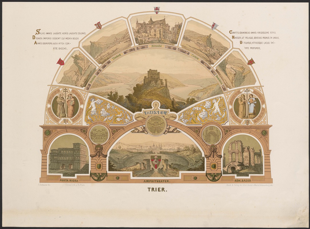 Caspar Scheuren - Mosel und Trier