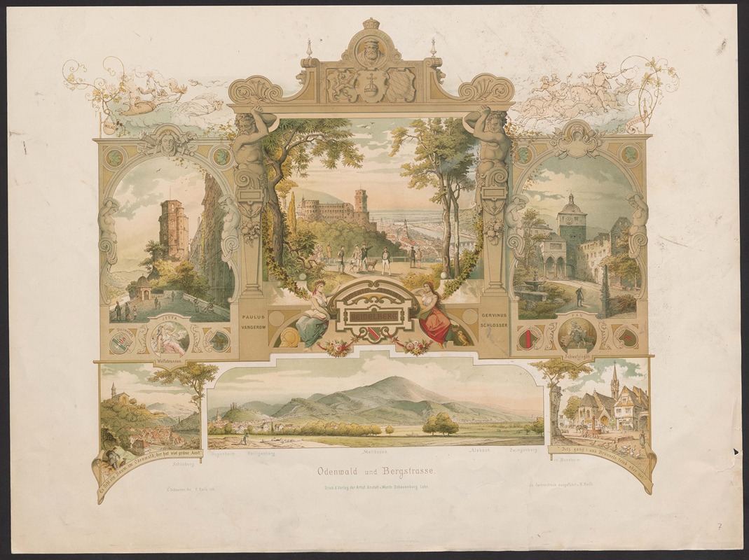 Caspar Scheuren - Odenwald und Bergstraße