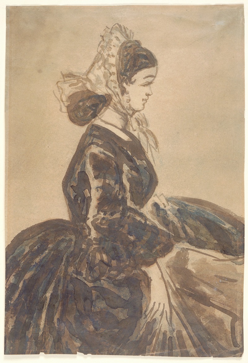 Constantin Guys - The Lady in Black