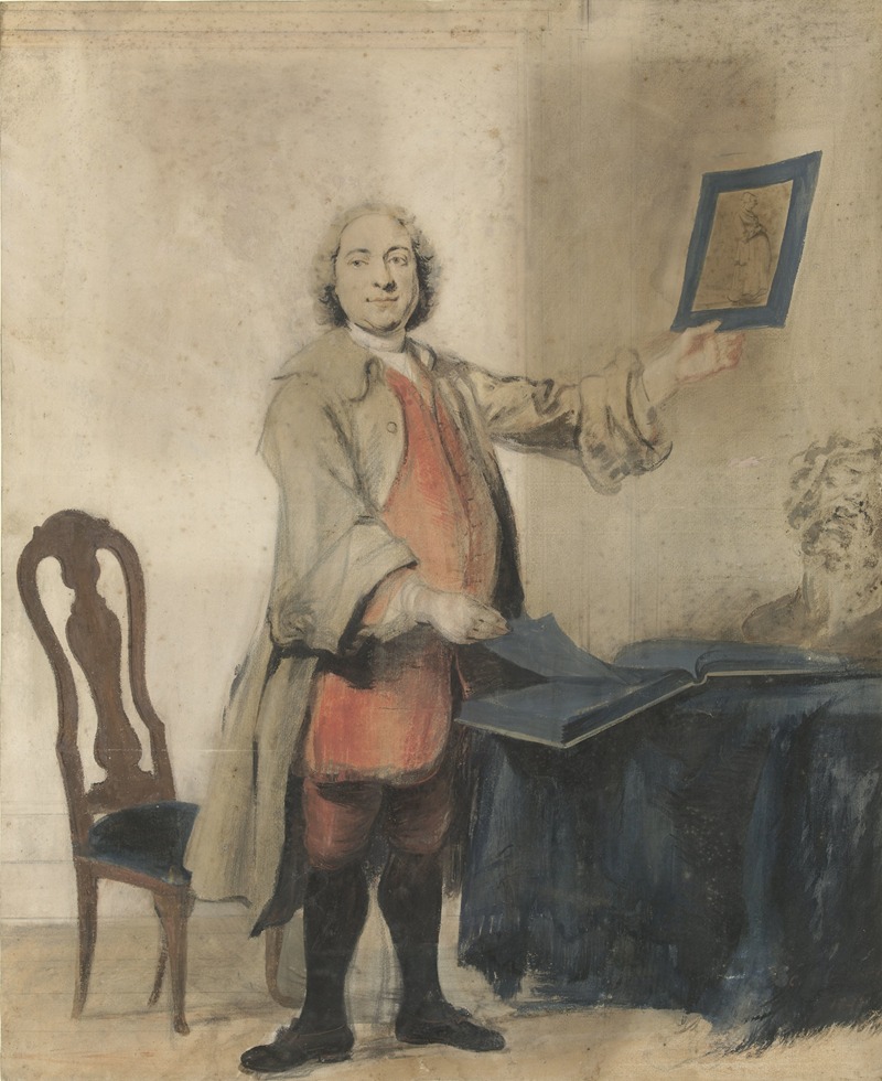 Cornelis Troost - Portret van Cornelis Bouman