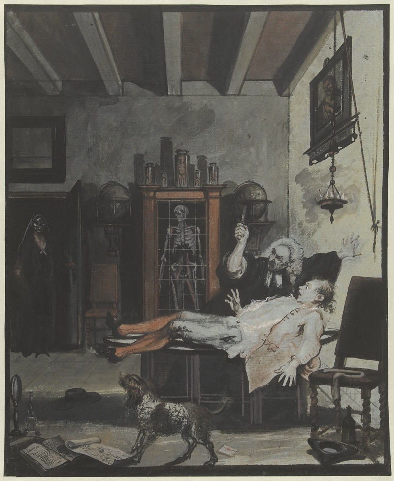 Cornelis Troost - Scène uit het blijspel Krispijn Medicijn