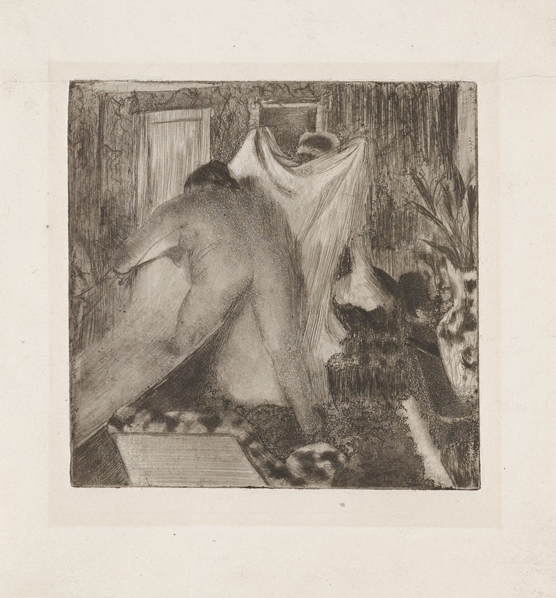 Edgar Degas - Leaving the Bath