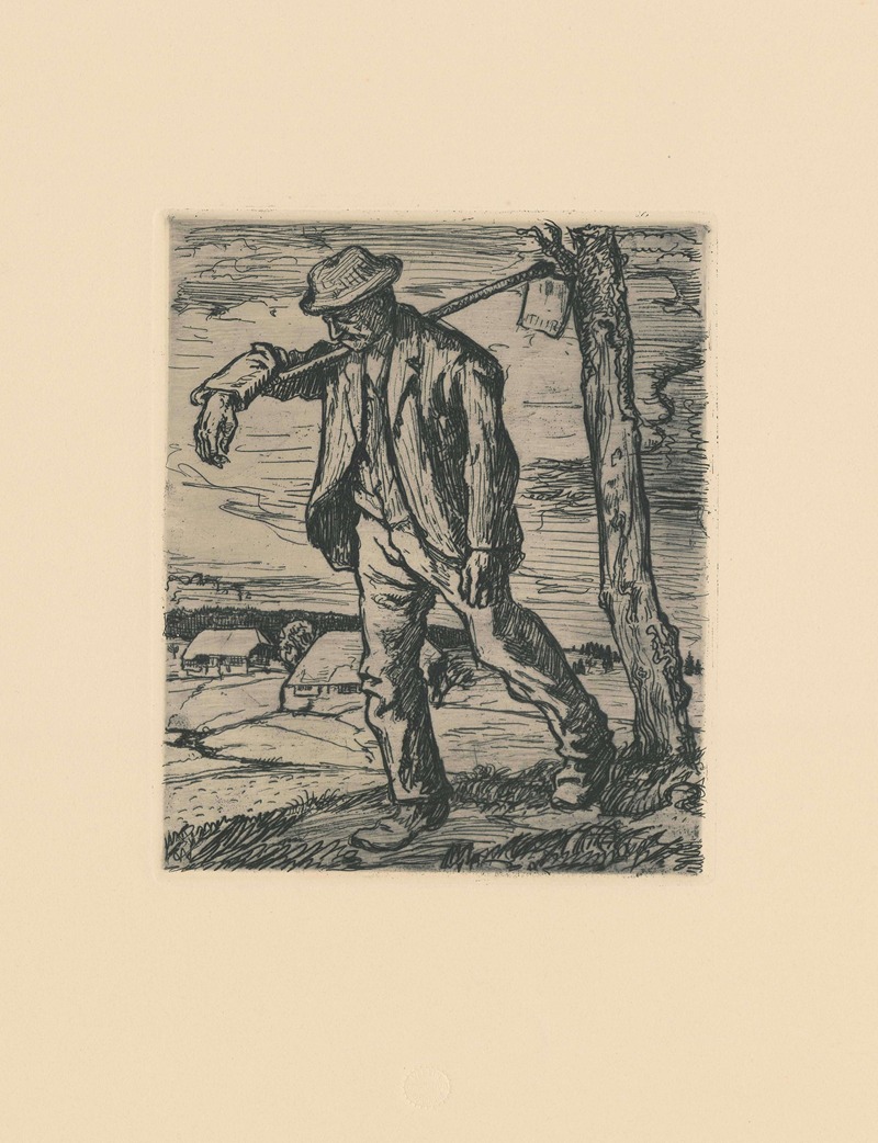 Emil Rudolf Weiss - Bauer mit Hacke
