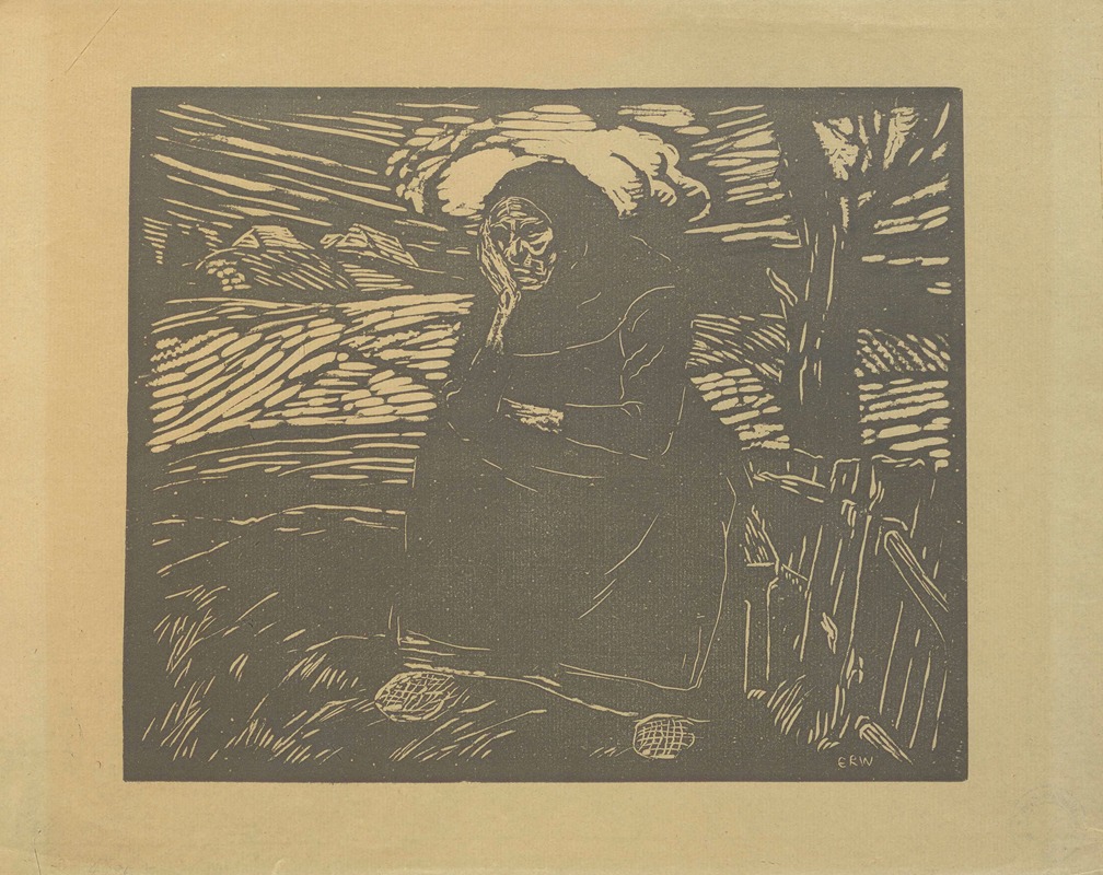 Emil Rudolf Weiss - Bäuerin auf dem Feld
