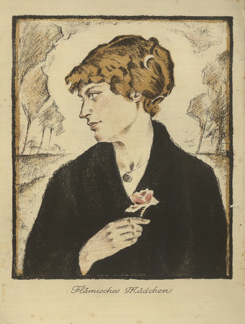 Erik Breest - Flämisches Mädchen.