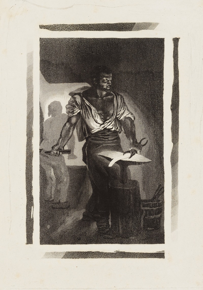 Eugène Delacroix - A Blacksmith