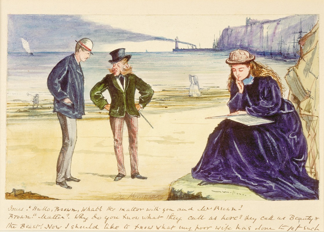 George Du Maurier - Beauty and the Beast