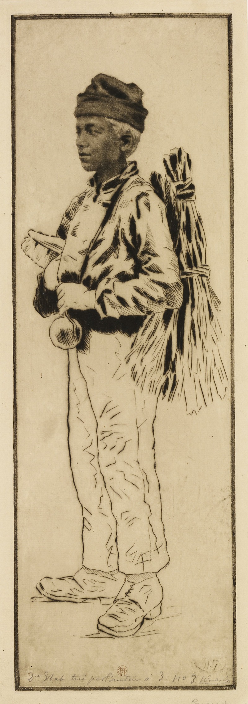 Henri-Charles Guérard - La ramoneur (The Chimney Sweep)