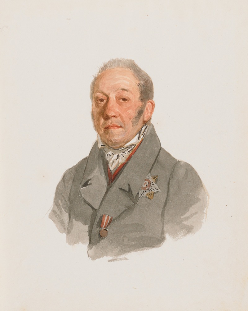 Henry Bonaventure Monnier - Portrait of Dr. Leighton