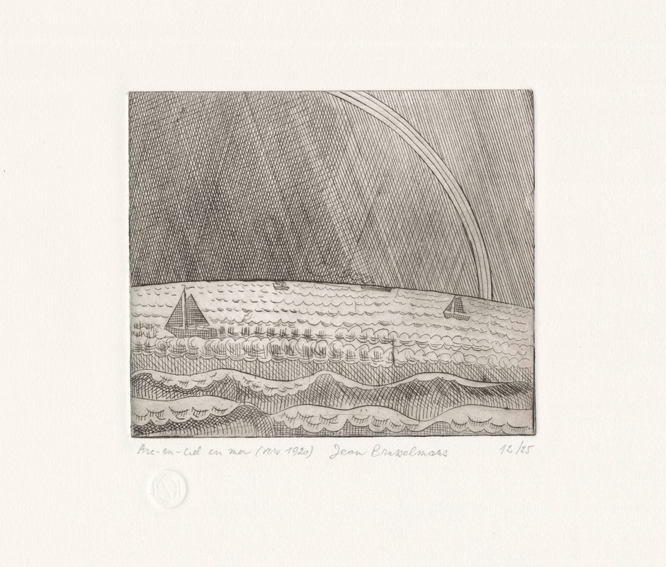 Jean Brusselmans - Rainbow at sea