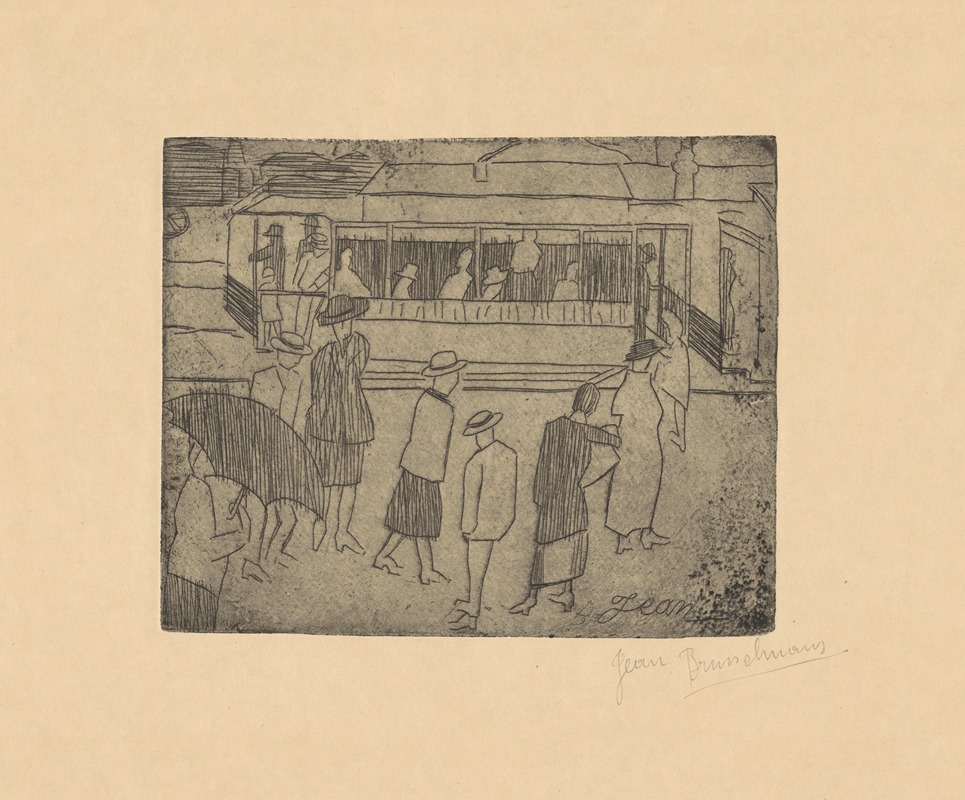 Jean Brusselmans - The street