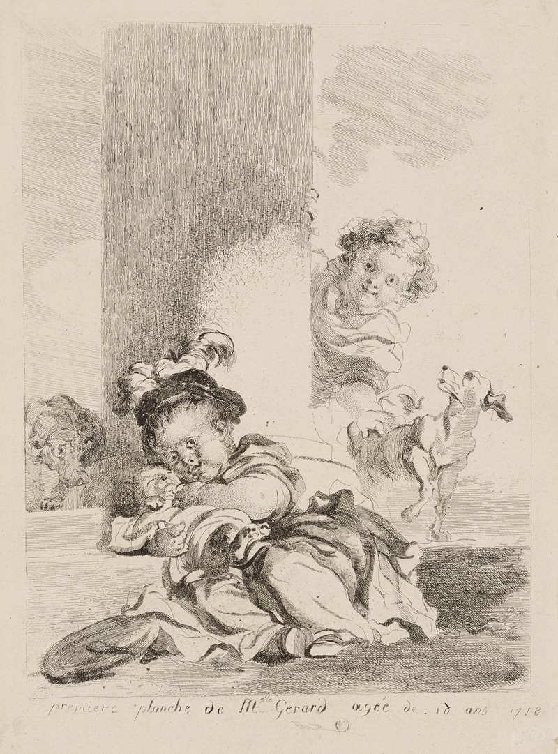 Jean-Honoré Fragonard - The Child and the Cat