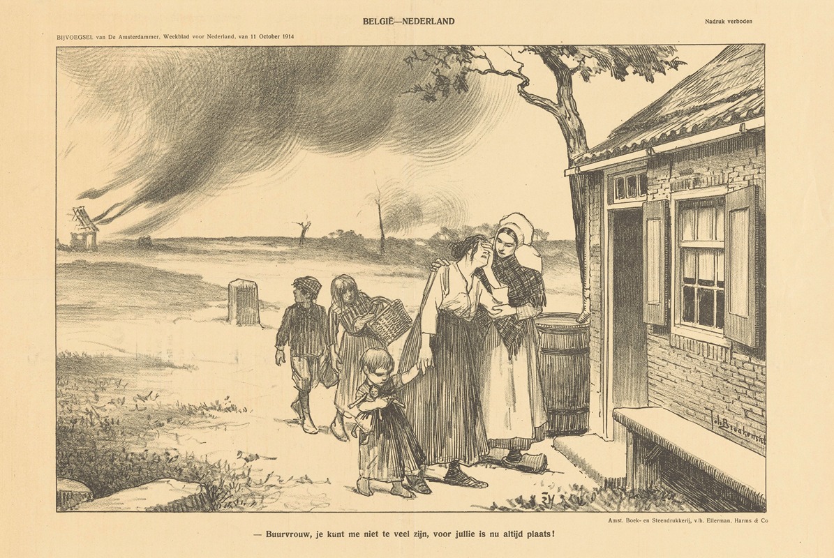 Johan Braakensiek - België-Nederland