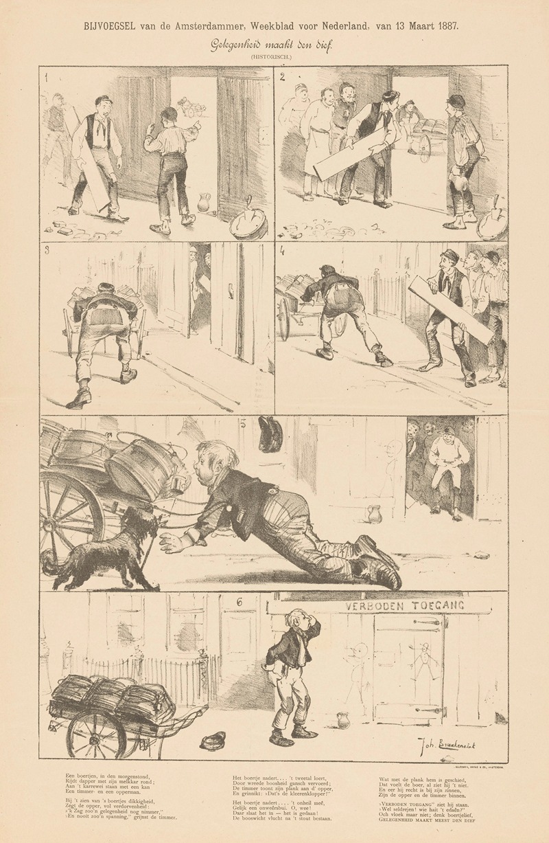 Johan Braakensiek - Gelegenheid maakt de dief