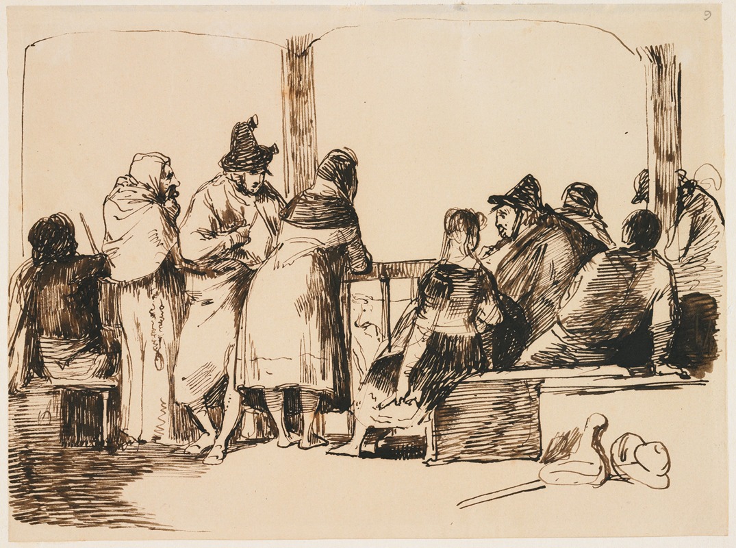 Leonardo Alenza y Nieto - At the Bullfight