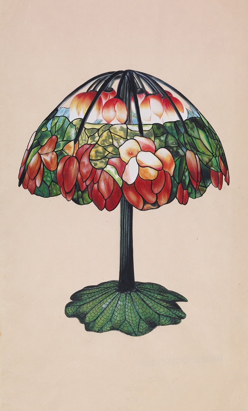 Louis Comfort Tiffany - Design for a Lamp