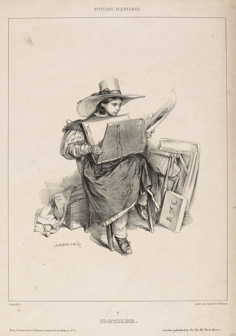 Paul Gavarni - Clotilde