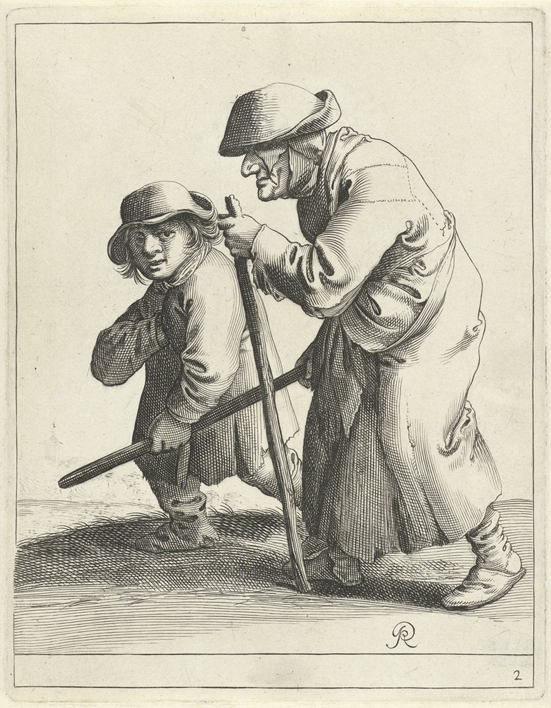 Pieter Jansz. Quast - Blinde bedelaarster