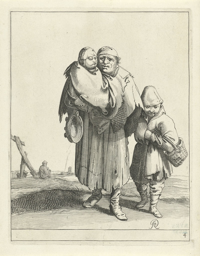 Pieter Jansz. Quast - Drie bedelaars