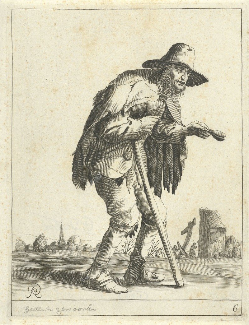 Pieter Jansz. Quast - Melaatse bedelaar