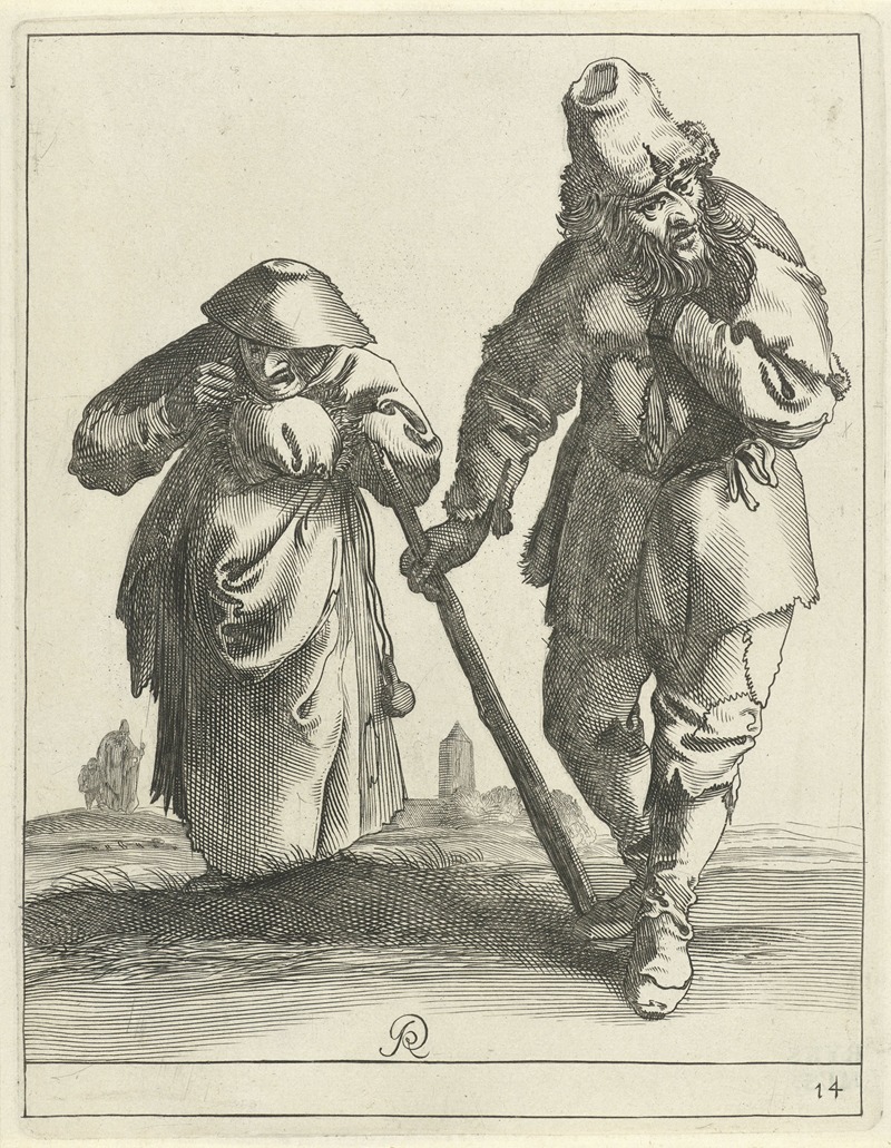 Pieter Jansz. Quast - Bejaarde bedelaars