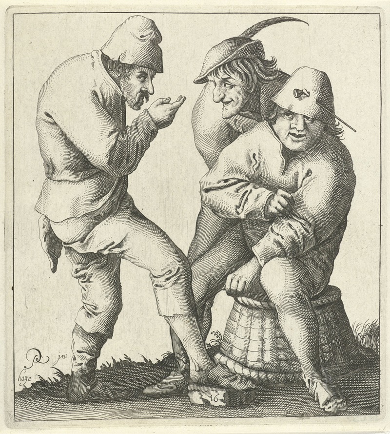 Pieter Jansz. Quast - Drie boeren