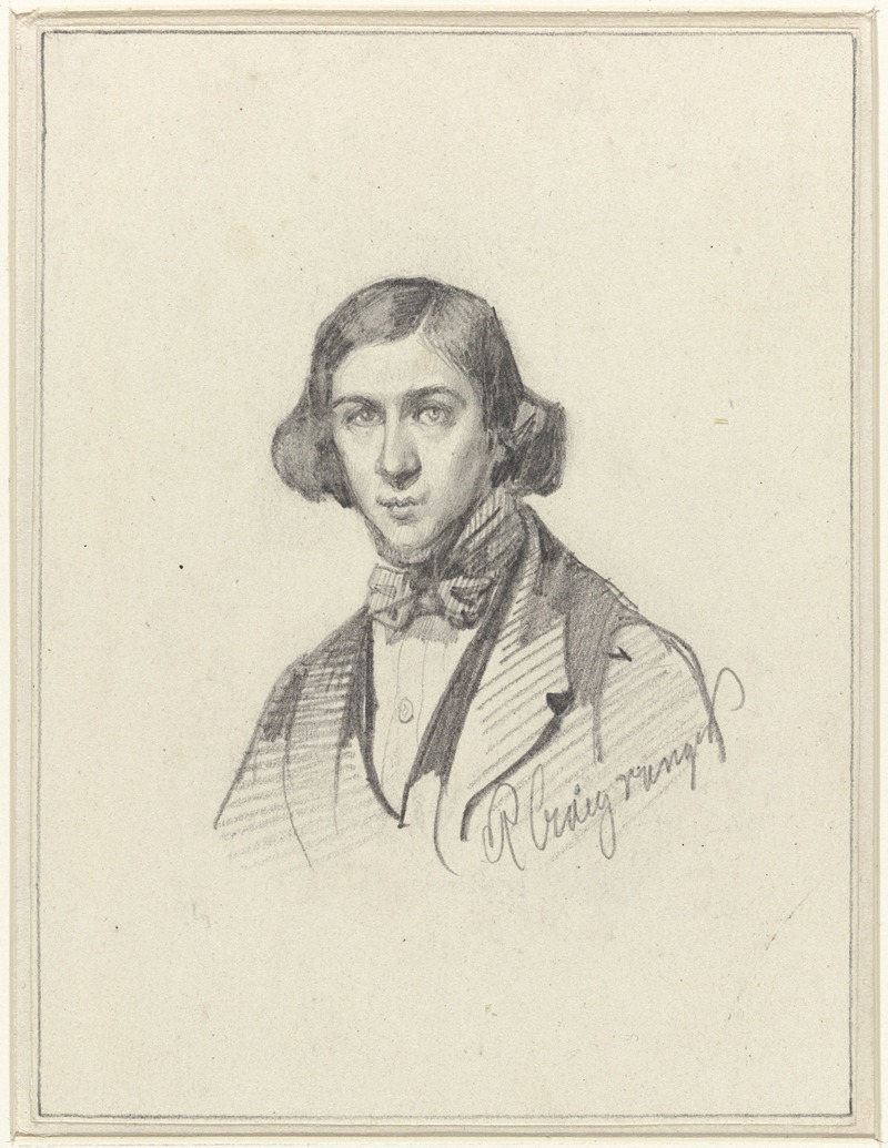 Reinier Craeyvanger - Portret van Pierre Louis Dubourq