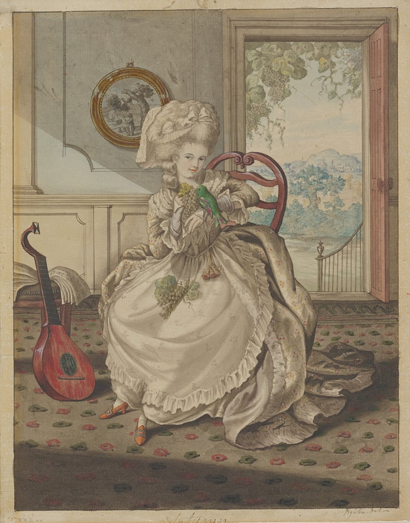 Robert Dighton - Autumn, from a Series of the Four Seasons