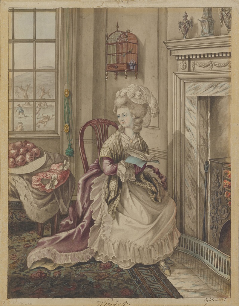 Robert Dighton - Winter, from a Series of the Four Seasons