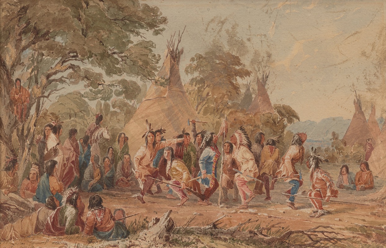 Seth Eastman - Dog Dance of the Dacotahs