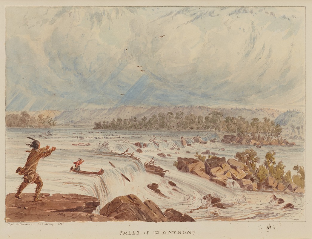 Seth Eastman - Falls of St. Anthony
