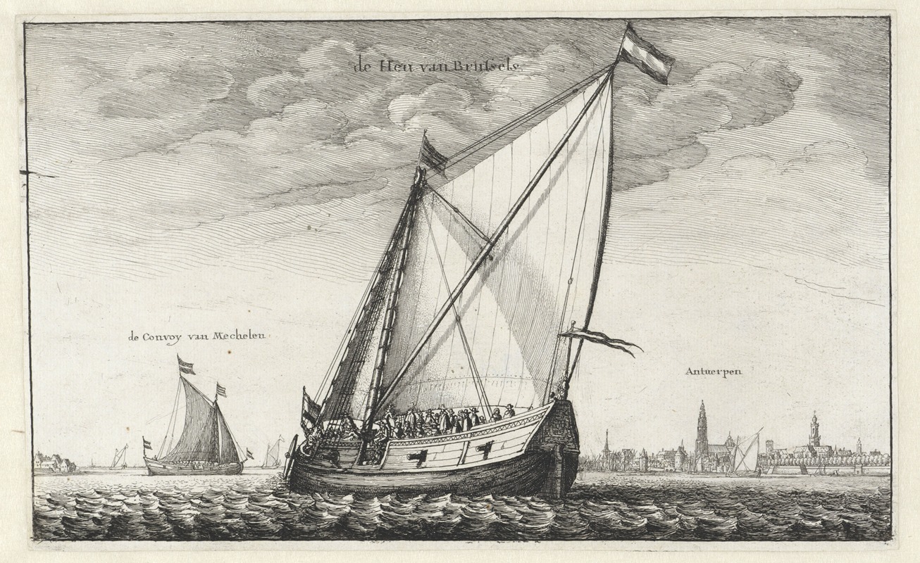Wenceslaus Hollar - de Heu van Brussels