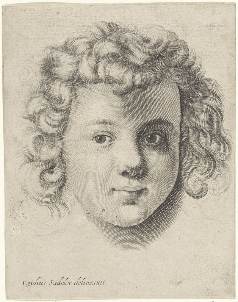 Wenceslaus Hollar - Hoofd van een kind