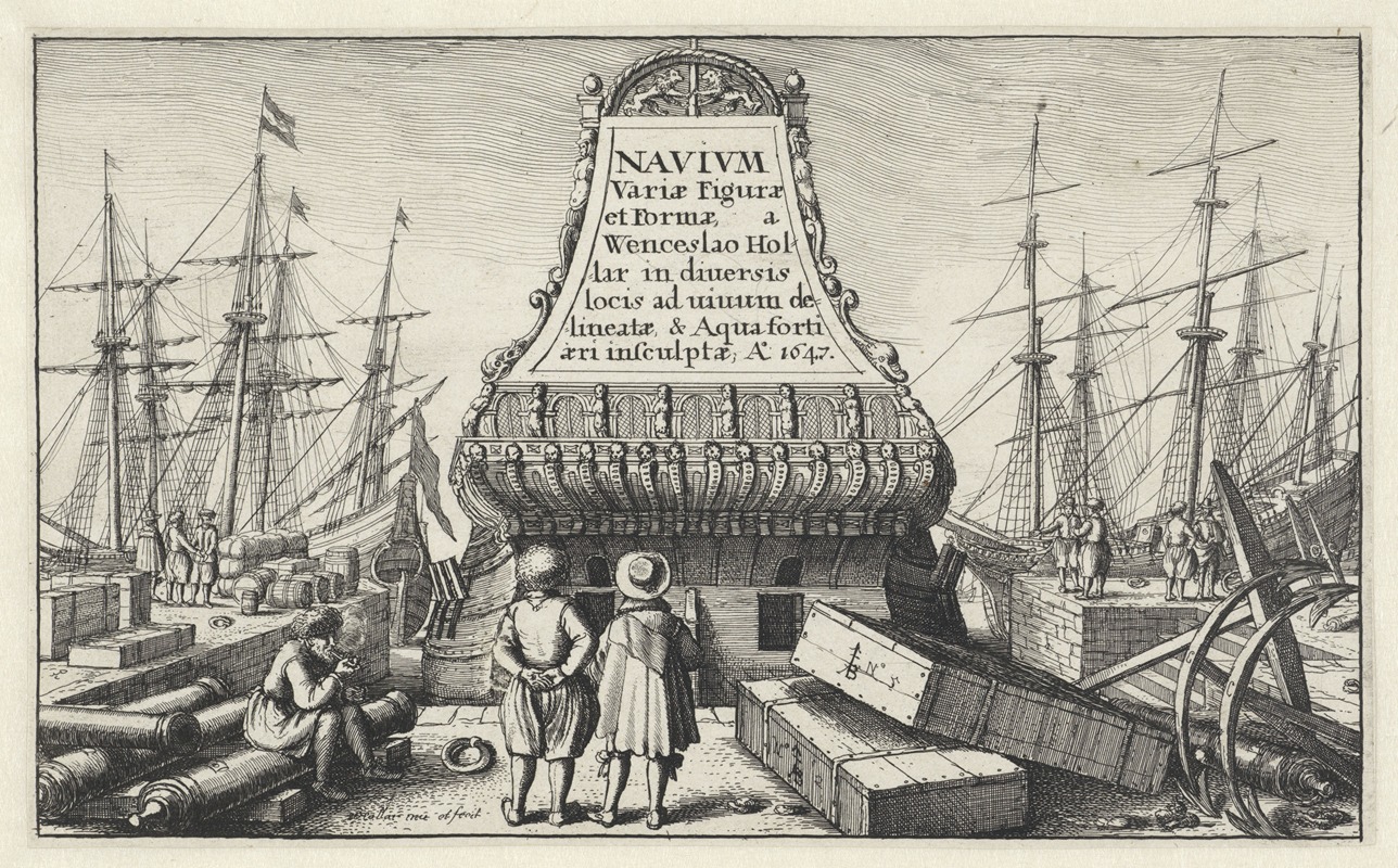 Wenceslaus Hollar - Navium Variae Figurae – Title page