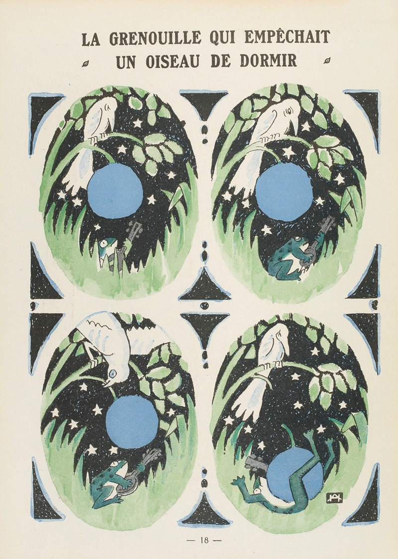 André Hellé - La grenouille qui empèchait; un oiseau de dormir