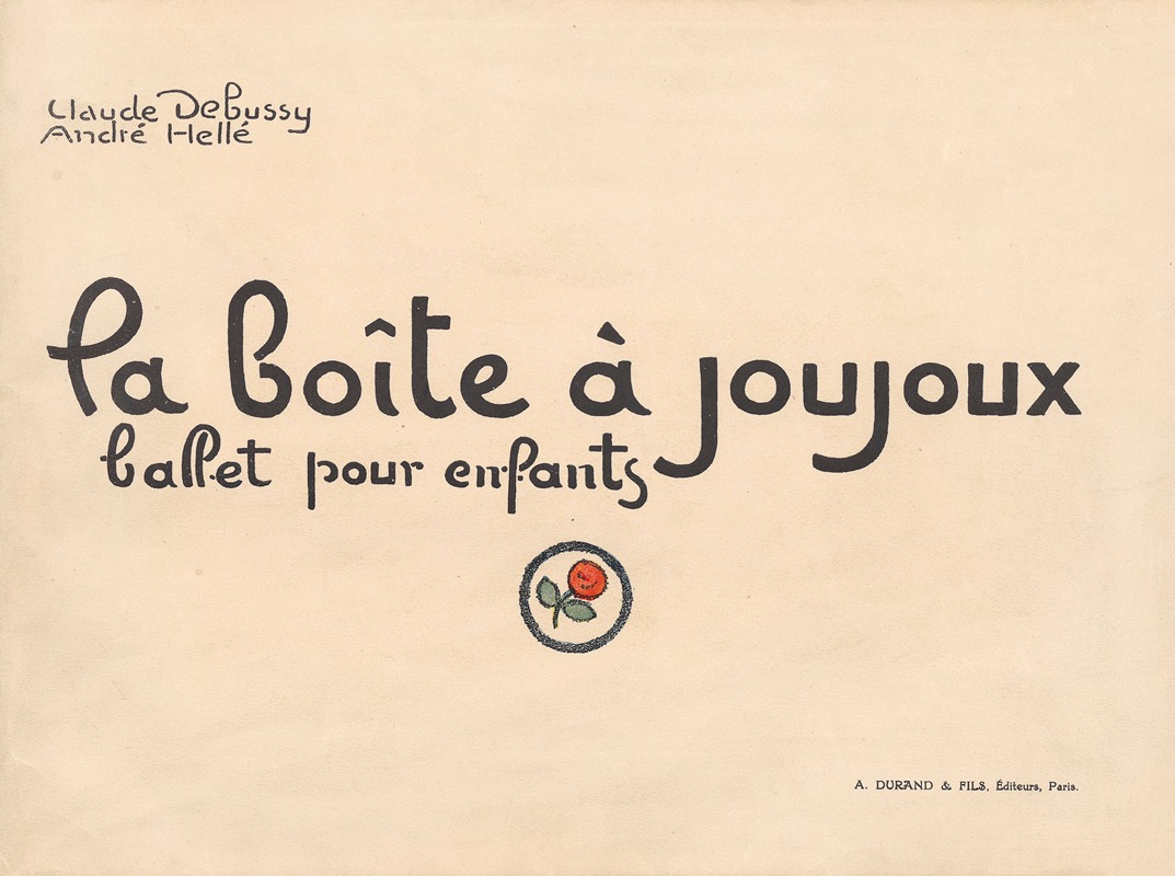 André Hellé - La boîte à joujoux – ballet pour enfants Pl.01