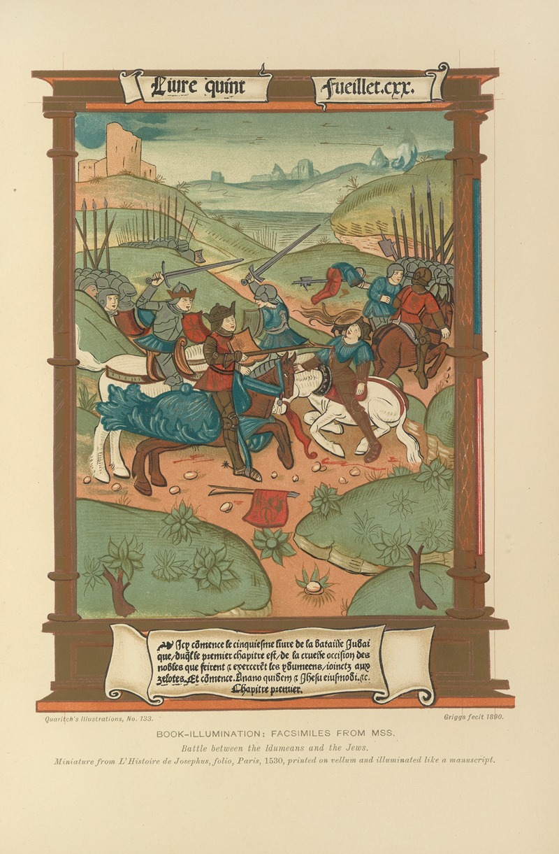 Bernard Quaritch - Battle between the Idumeans and the Jews