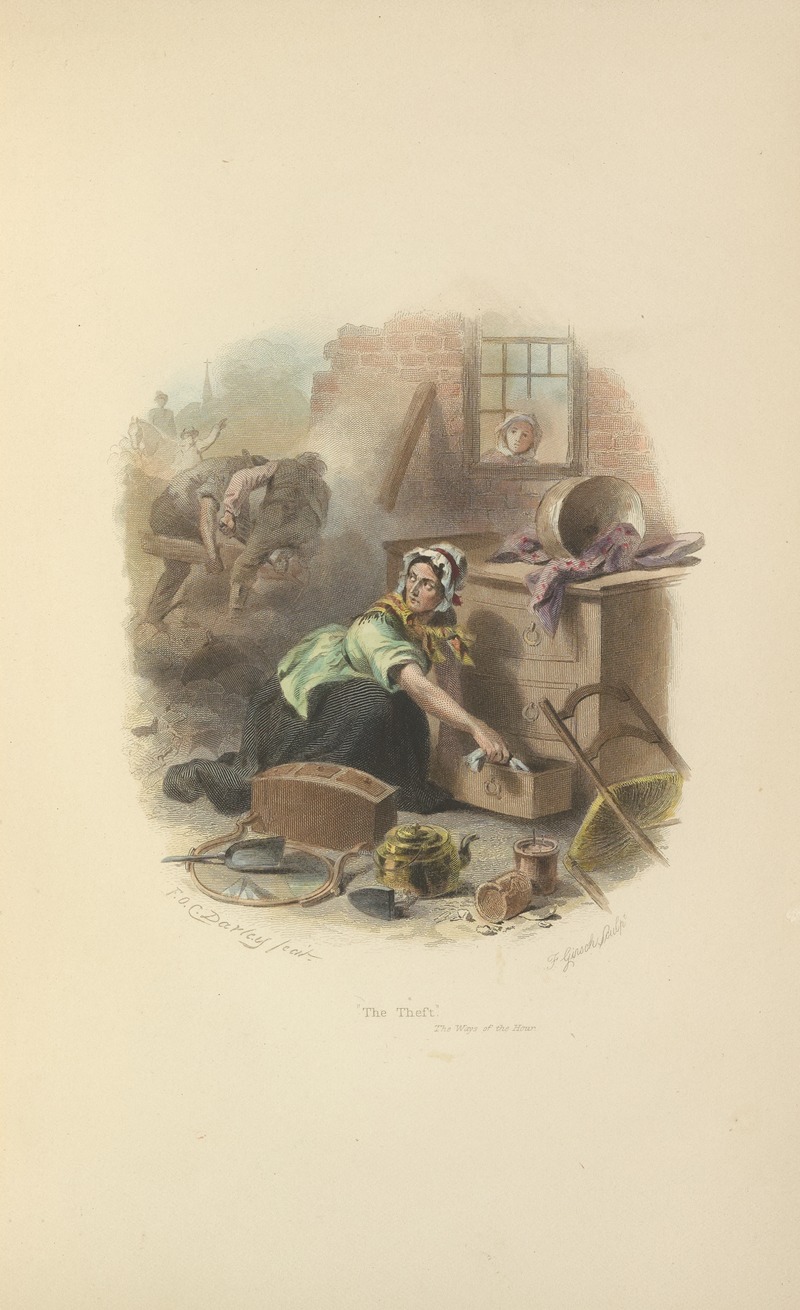 Felix Octavius Carr Darley - The ways of the hour