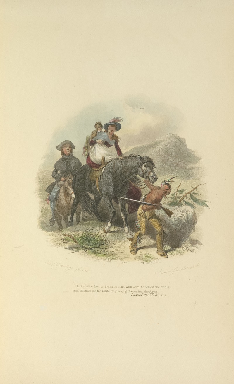 Felix Octavius Carr Darley - Last of the Mohicans