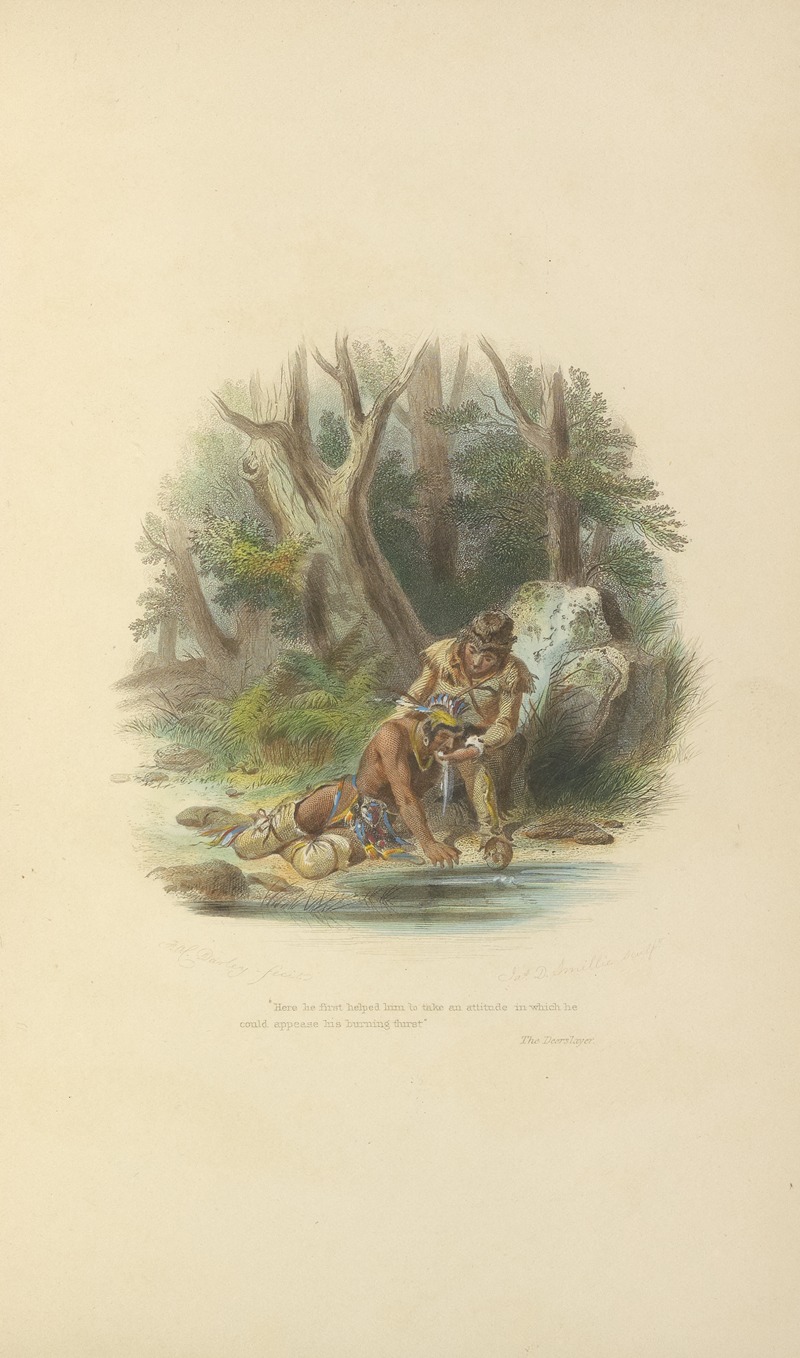 Felix Octavius Carr Darley - The Deerslayer