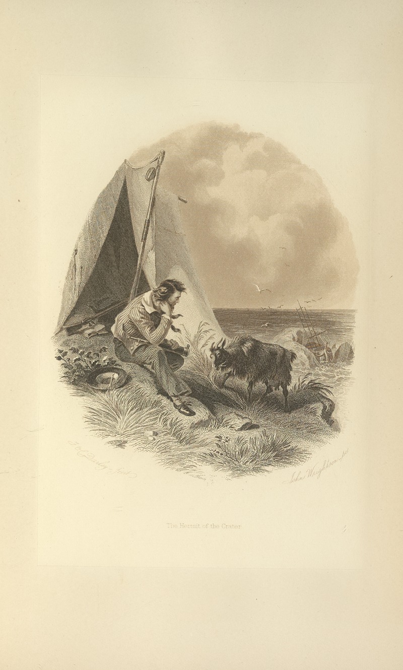 Felix Octavius Carr Darley - The Hermit of the Crater