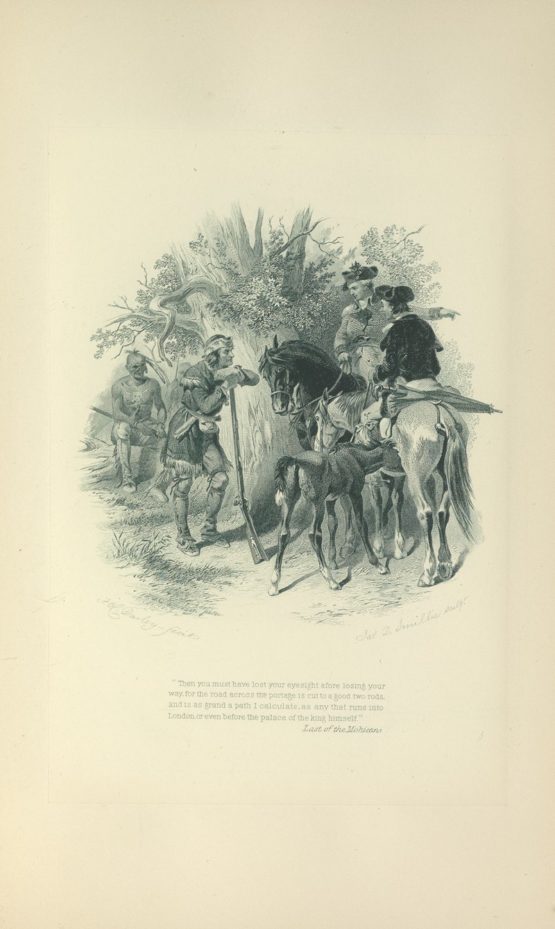 Felix Octavius Carr Darley - Last of the Mohicans