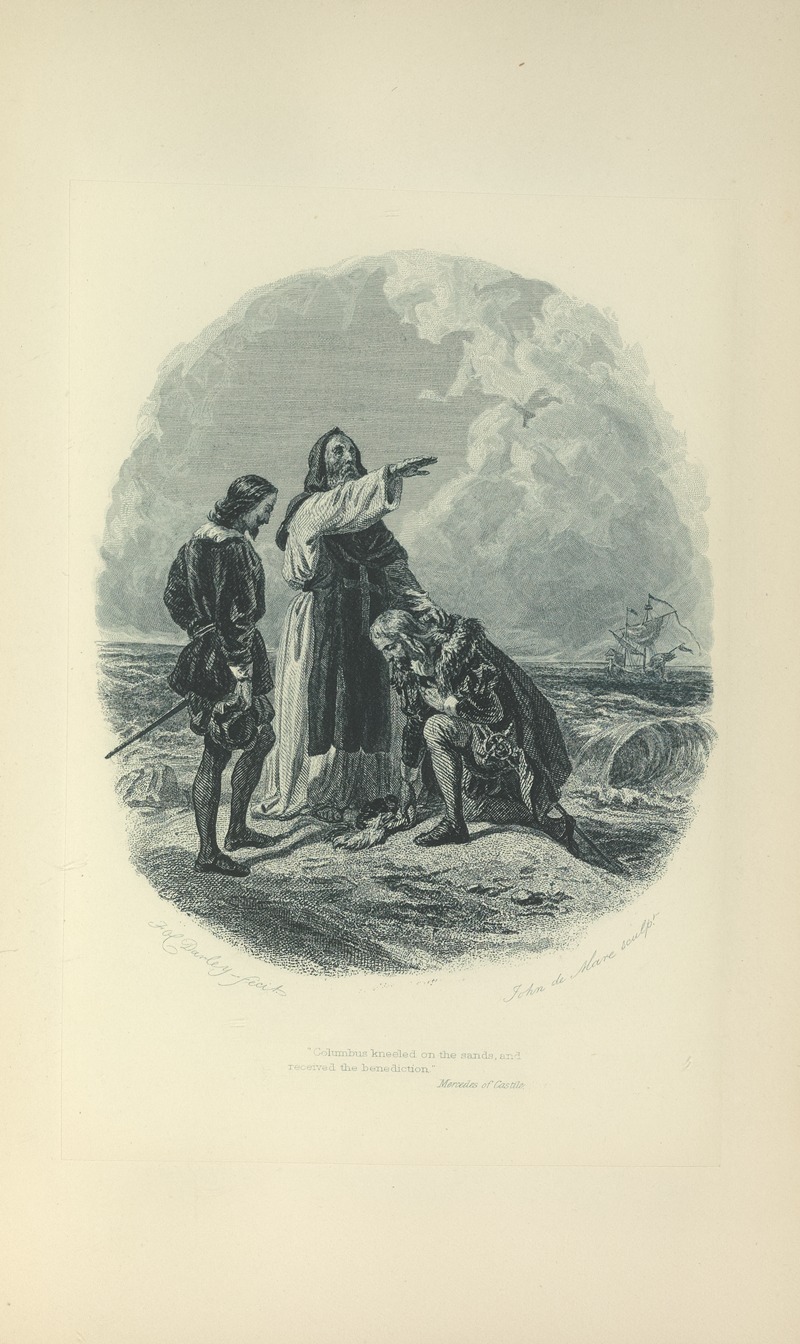 Felix Octavius Carr Darley - Mercedes of Castile
