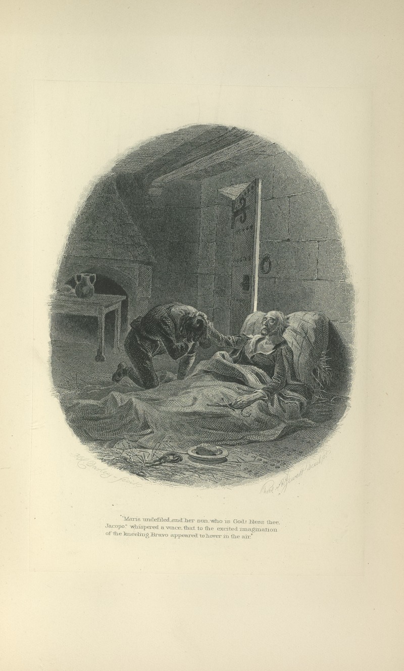 Felix Octavius Carr Darley - Maria undefiled and her son who is God, bless thee Jacopo