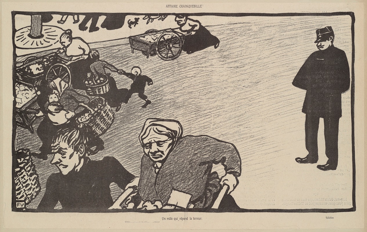Félix Vallotton - Affaire Crainquebille
