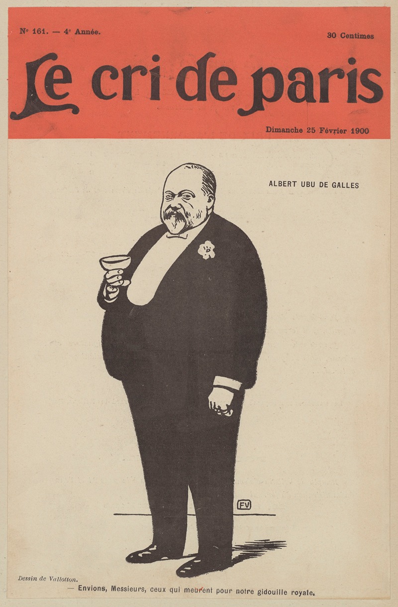 Félix Vallotton - Envions, Messieurs, ceux qui meurent pour noire gidouille royale