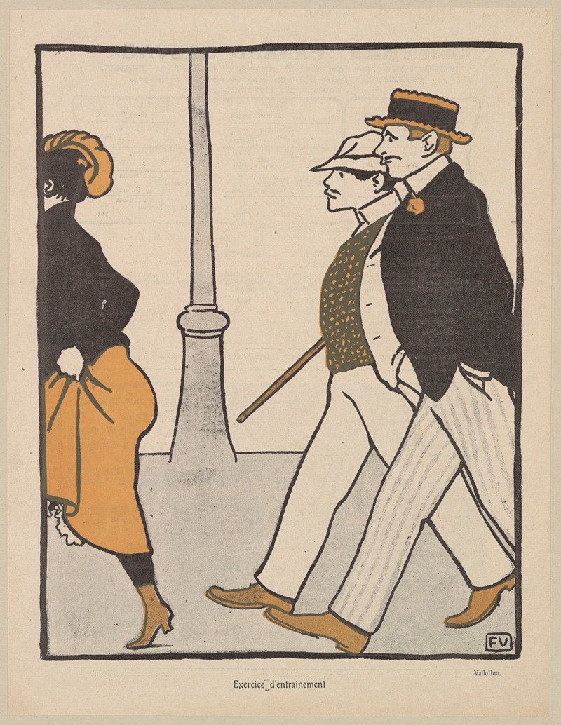 Félix Vallotton - Exercice d’entrainement