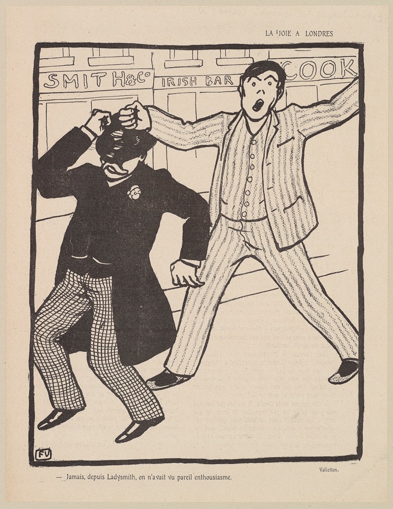 Félix Vallotton - La joie a Londres