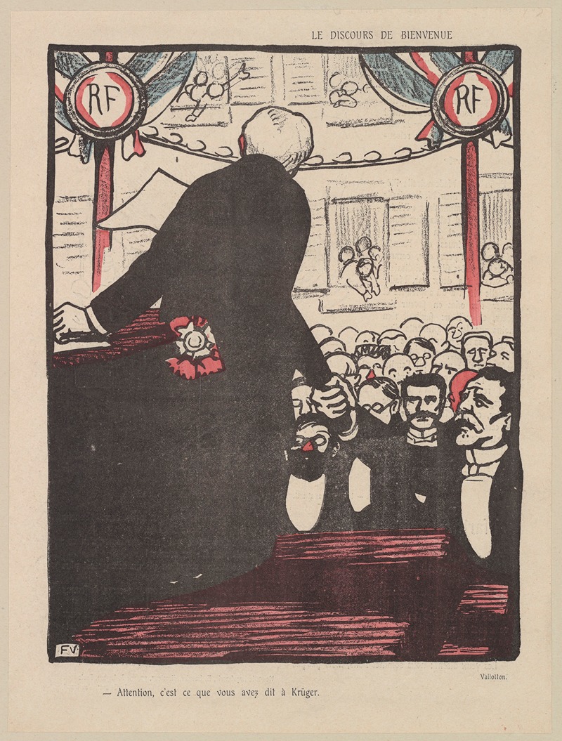Félix Vallotton - Le discours de Bienvenue