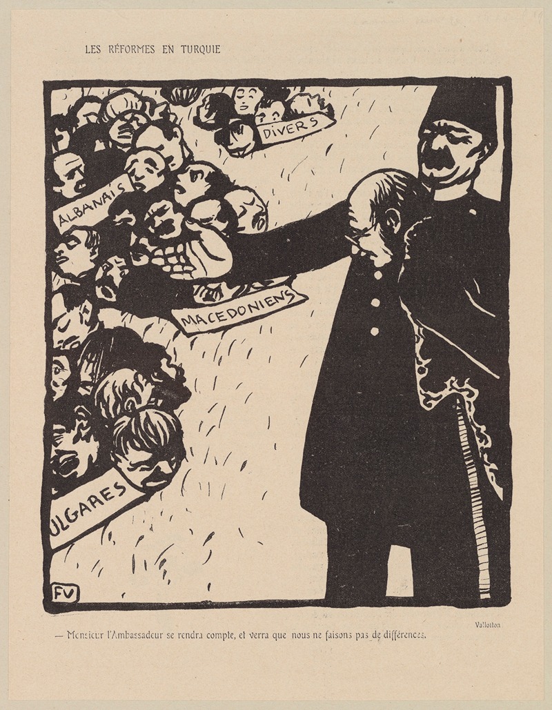 Félix Vallotton - Les réformes en Turquie